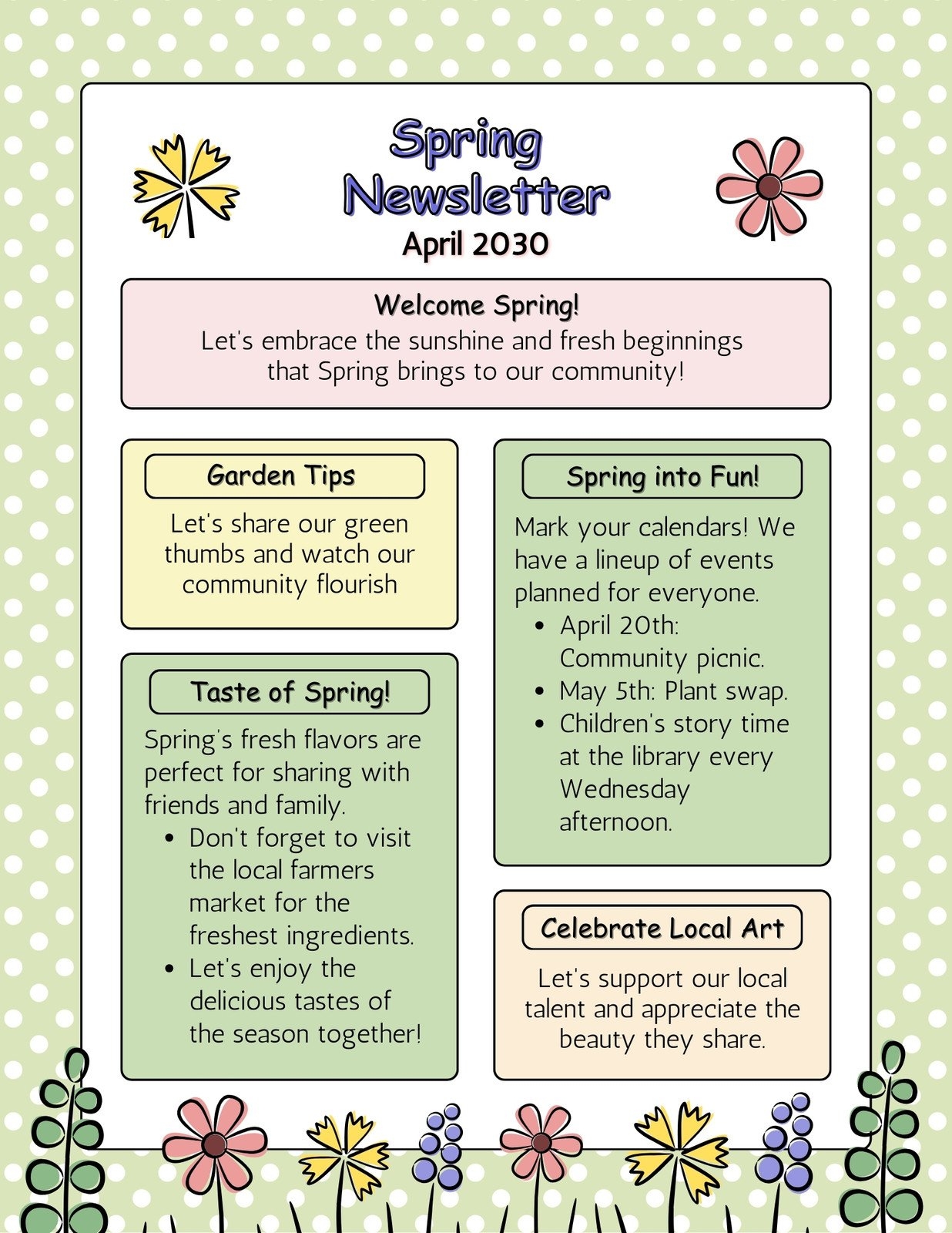Free Printable Family Newsletter Templates Free Printable Family Newsletter Templates