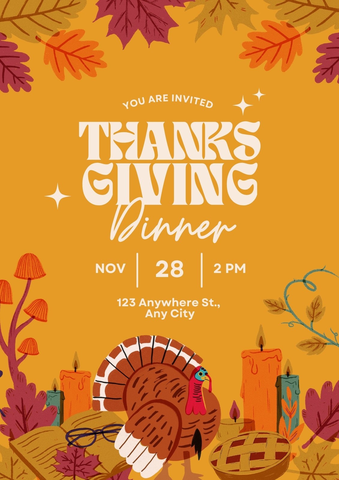 Free Printable Thanksgiving Flyer Templates Free Printable Thanksgiving Flyer Templates