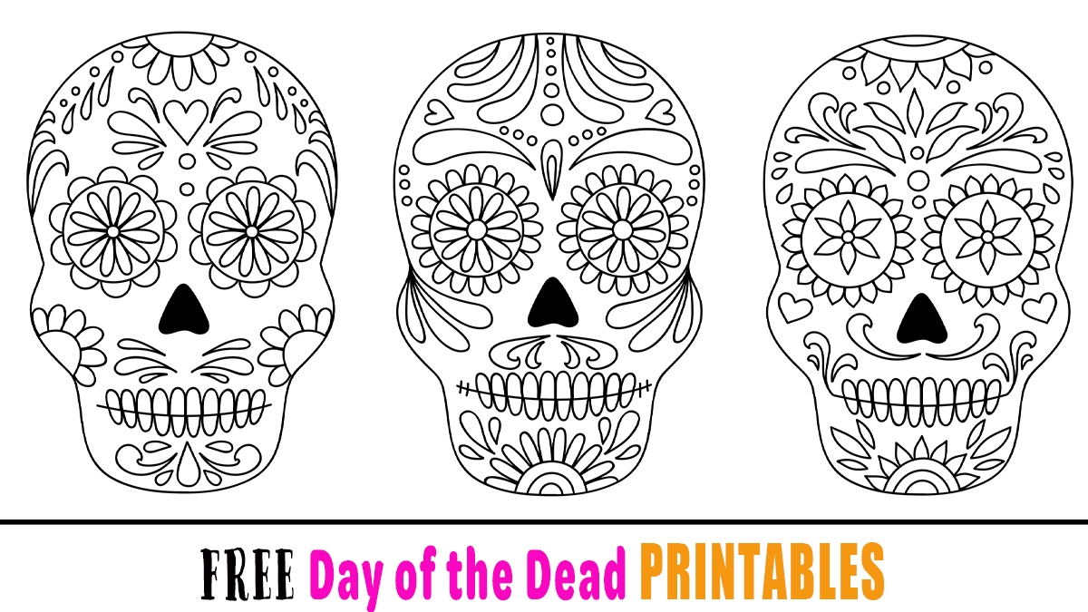 Free Dia De Los Muertos Day Of The Dead Printable Colouring Pages For Kids Happy Toddler Playtime Free Dia De Los Muertos Day Of The Dead Printable Colouring Pages For Kids Happy Toddler Playtime