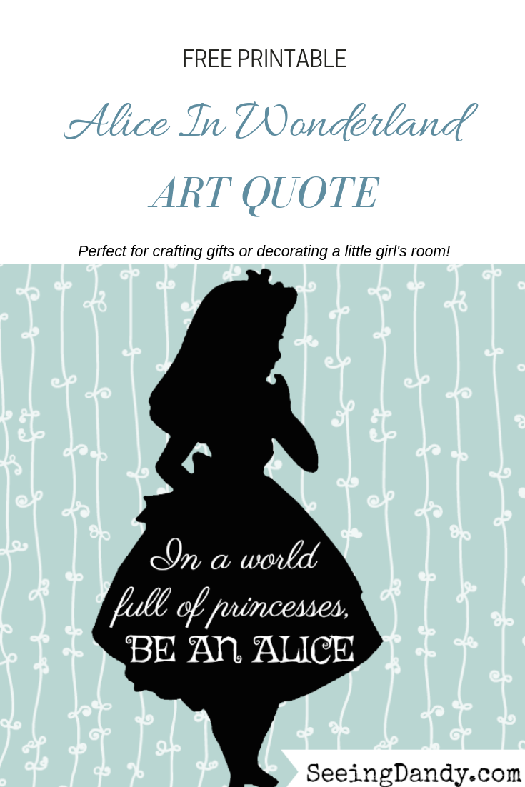 Free Disney Inspired Alice In Wonderland Printables Seeing Dandy Blog Free Disney Inspired Alice In Wonderland Printables Seeing Dandy Blog