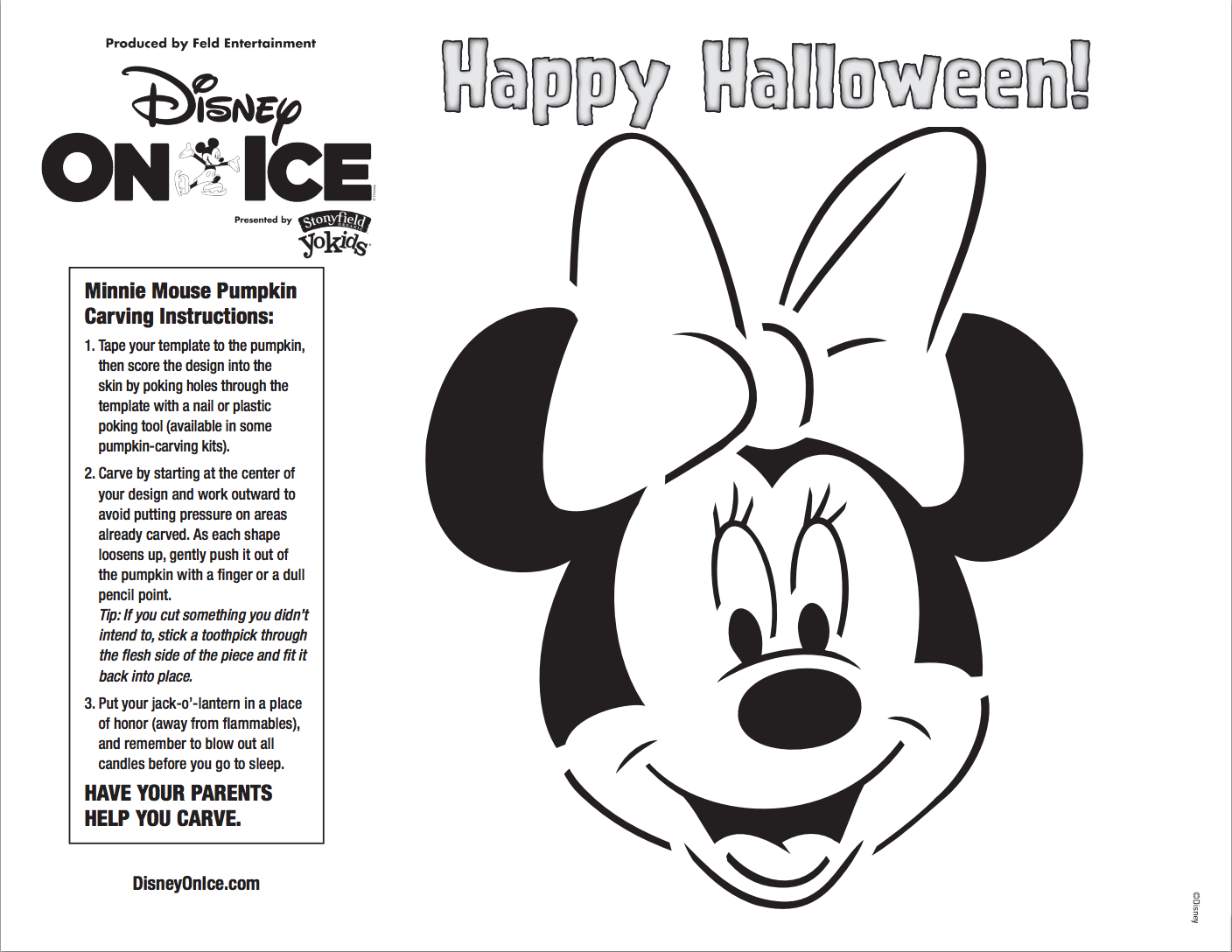 Free Disney Pumpkin Carving Templates Printable