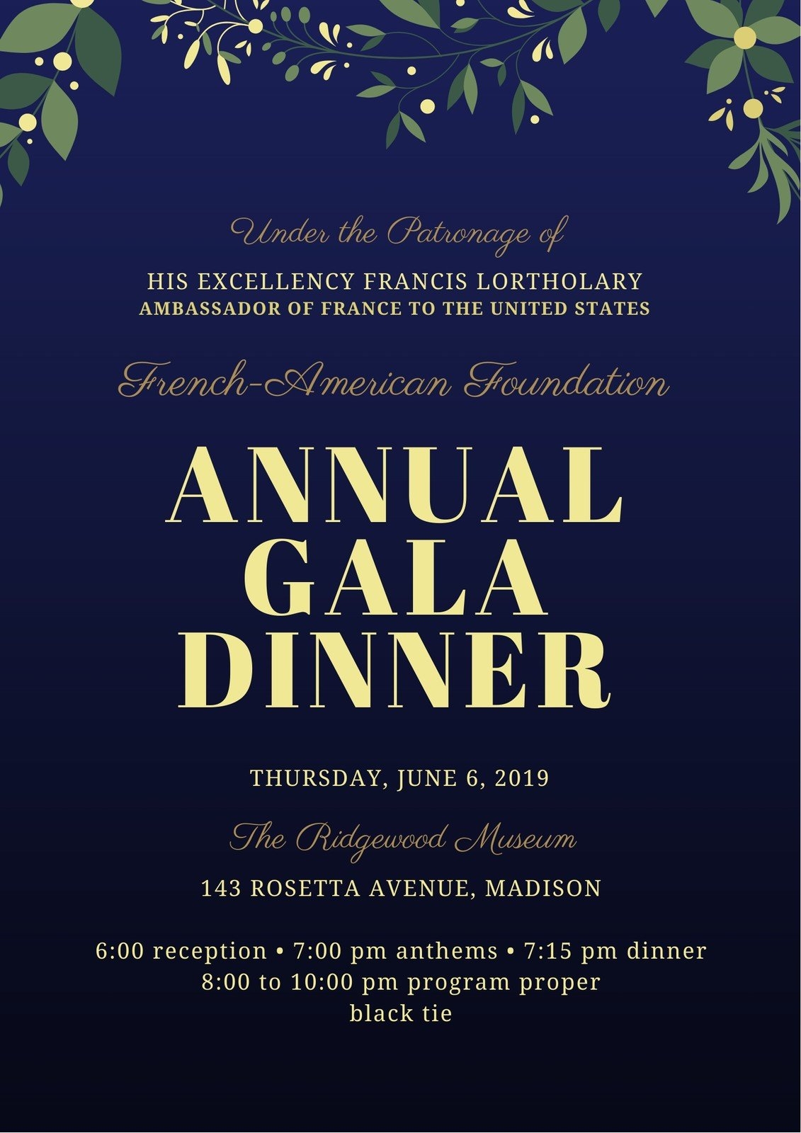 Free Printable Event Program Template Free Printable Event Program Template