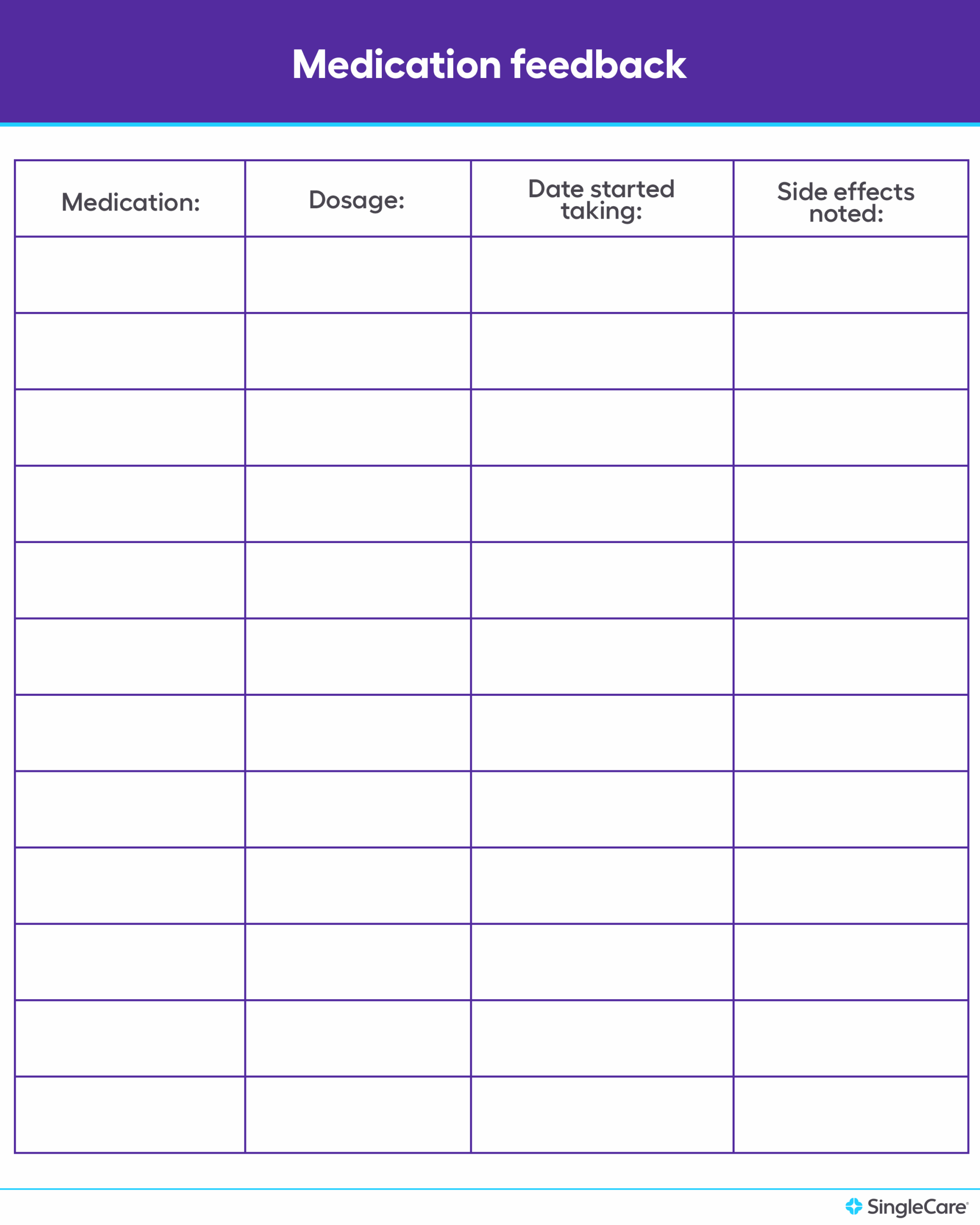 Free Printable Medication Administration Record Templates Free Printable Medication Administration Record Templates