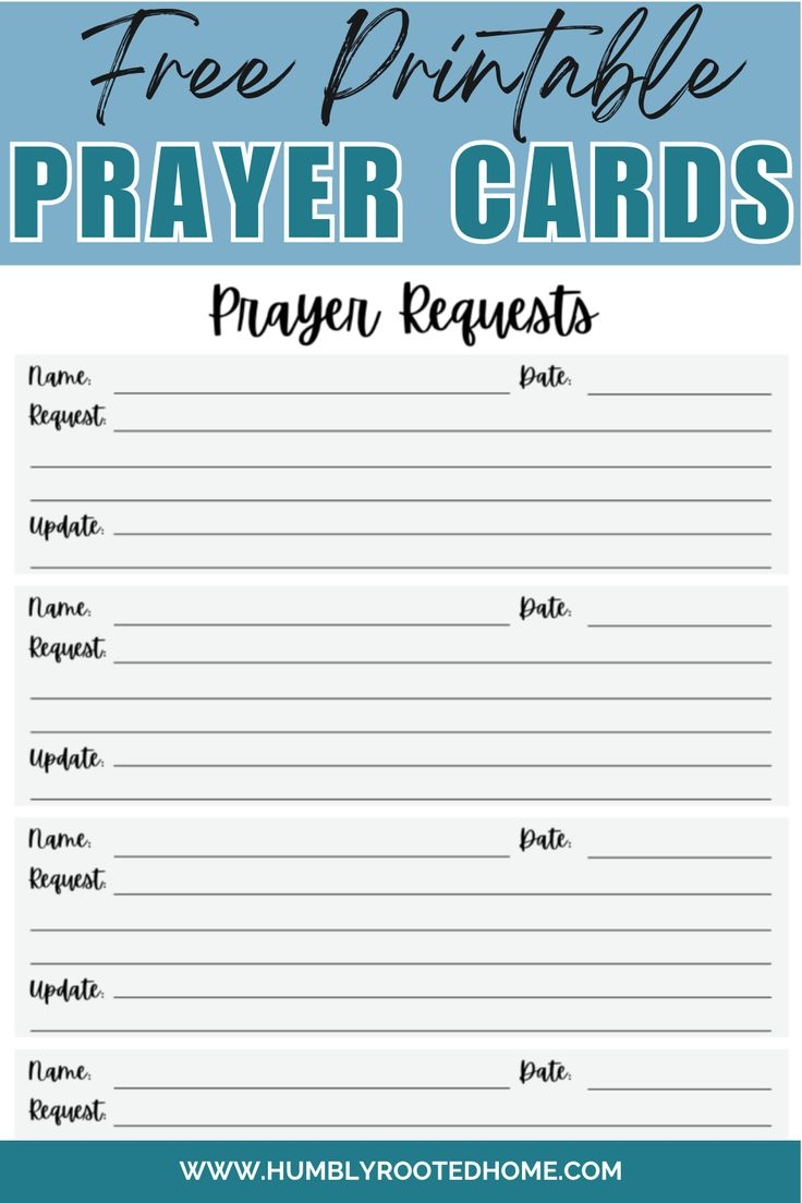 Free Printable Prayer Cards Templates Free Printable Prayer Cards Templates