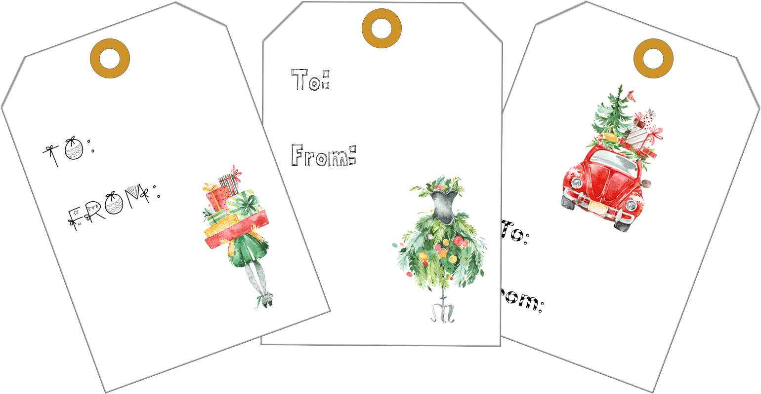 Christmas Gift Tag Templates Free Printable