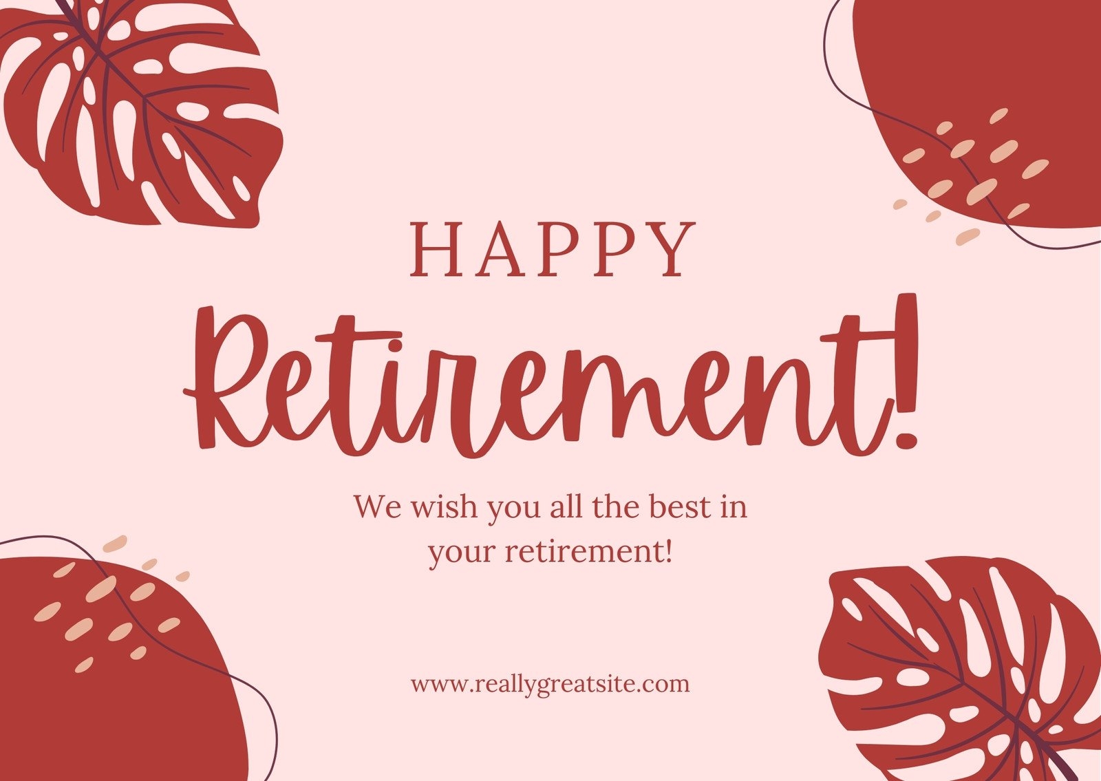 Free Printable Retirement Card Templates Free Printable Retirement Card Templates