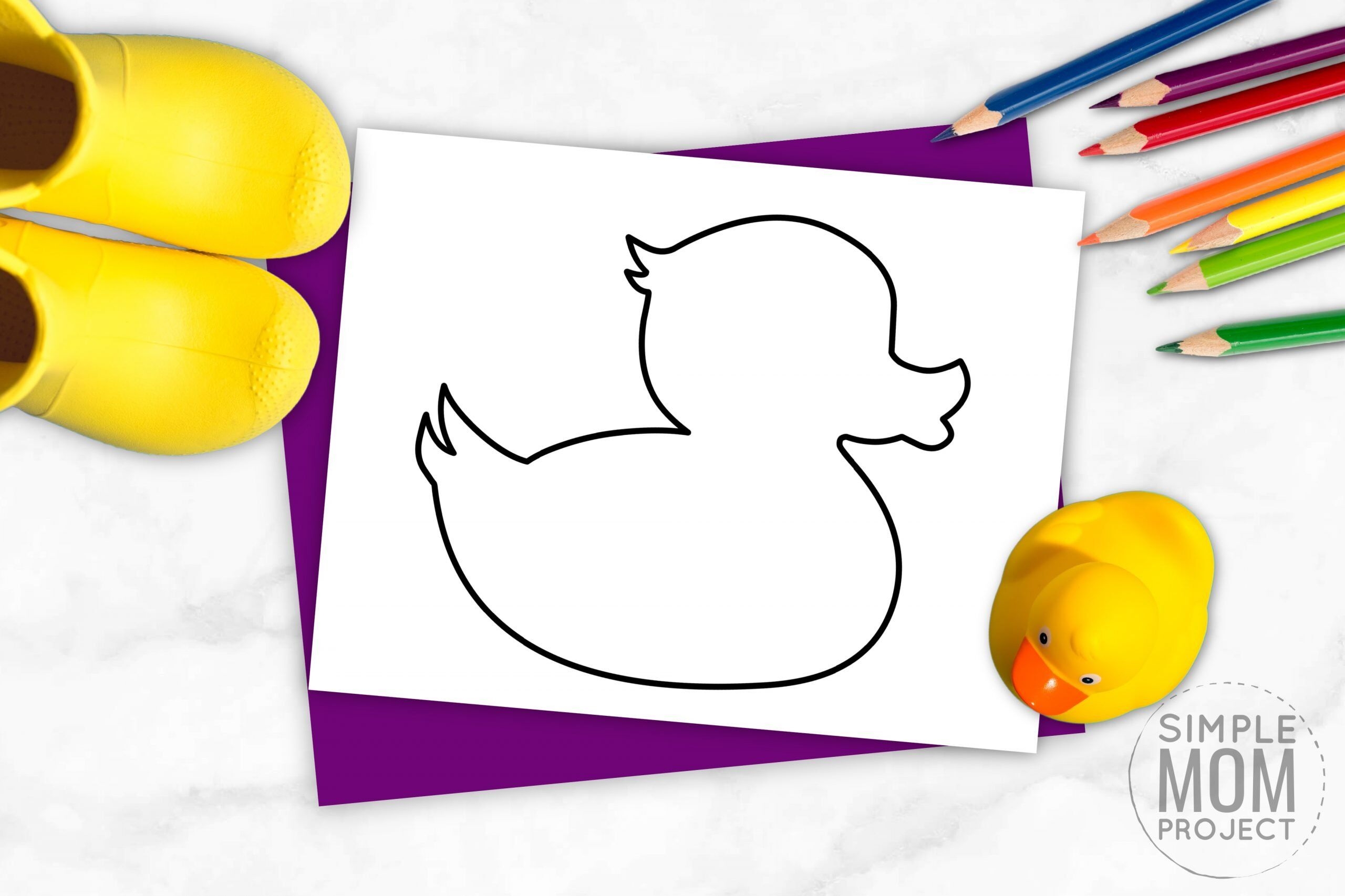 Free Printable Duck Template Simple Mom Project