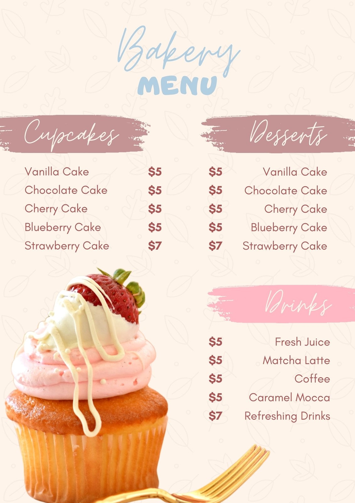 Free Printable Editable Dessert Menu Templates Canva Free Printable Editable Dessert Menu Templates Canva