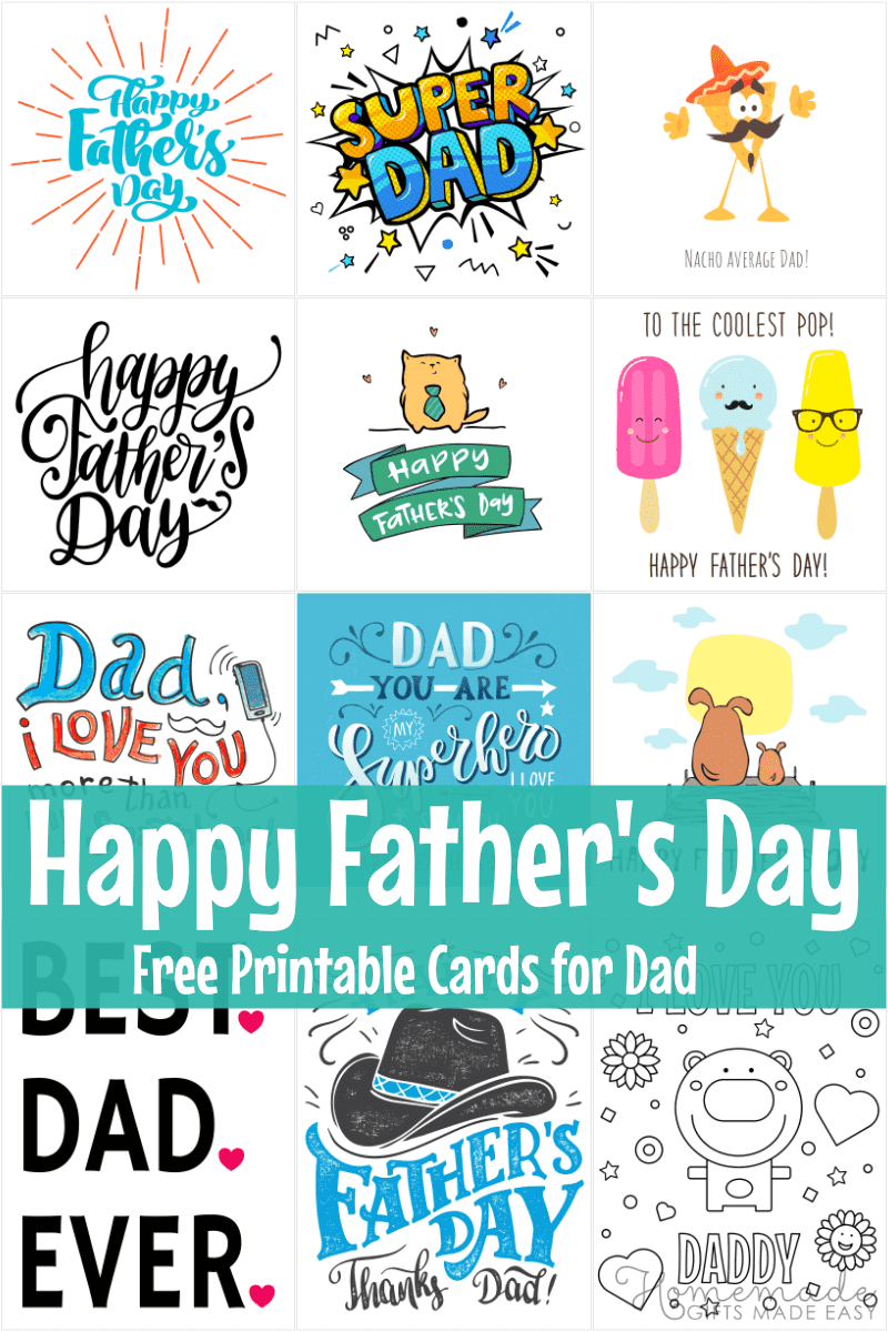 Father'S Day Templates Printable Free