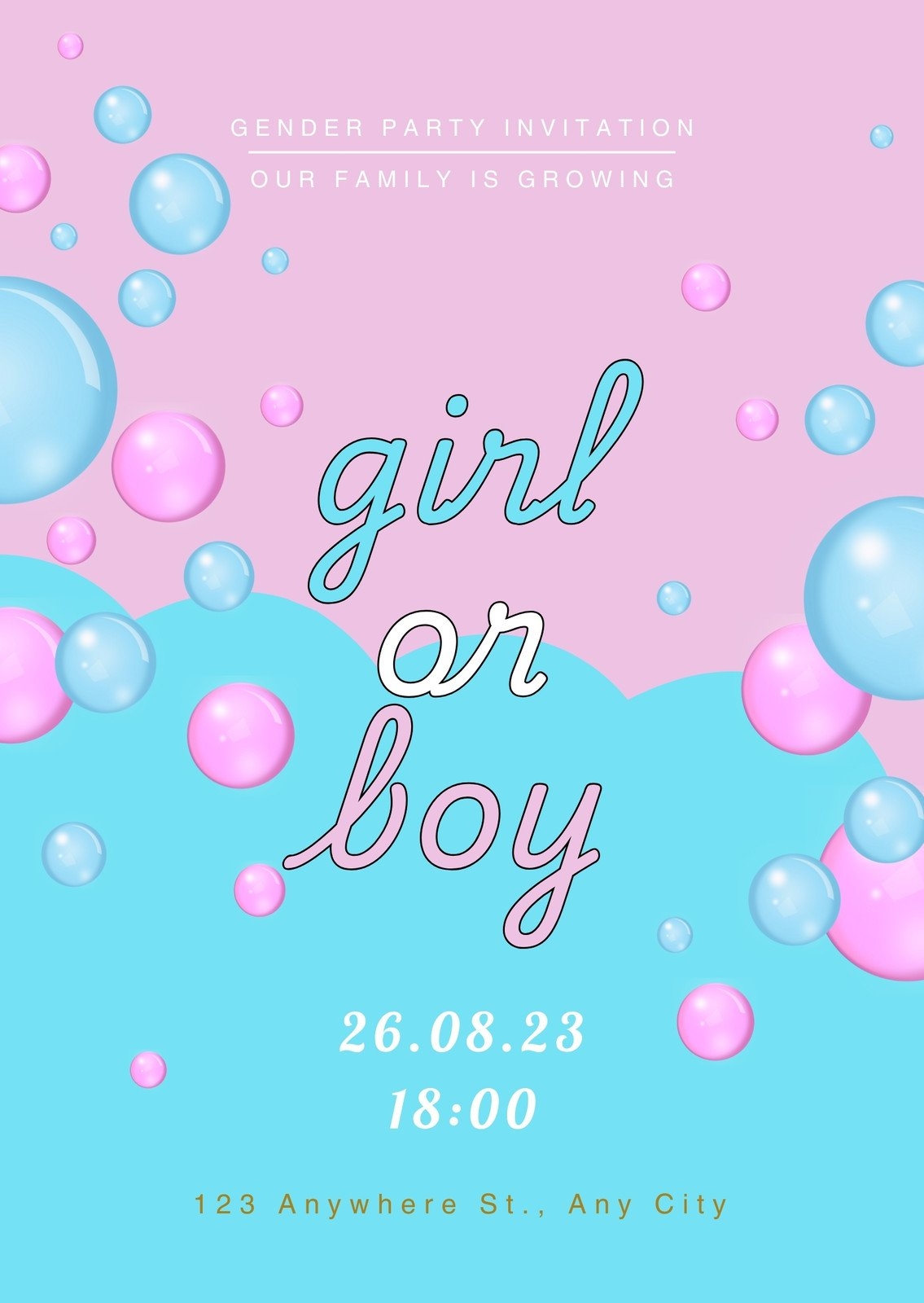 Free Printable Gender Reveal Templates