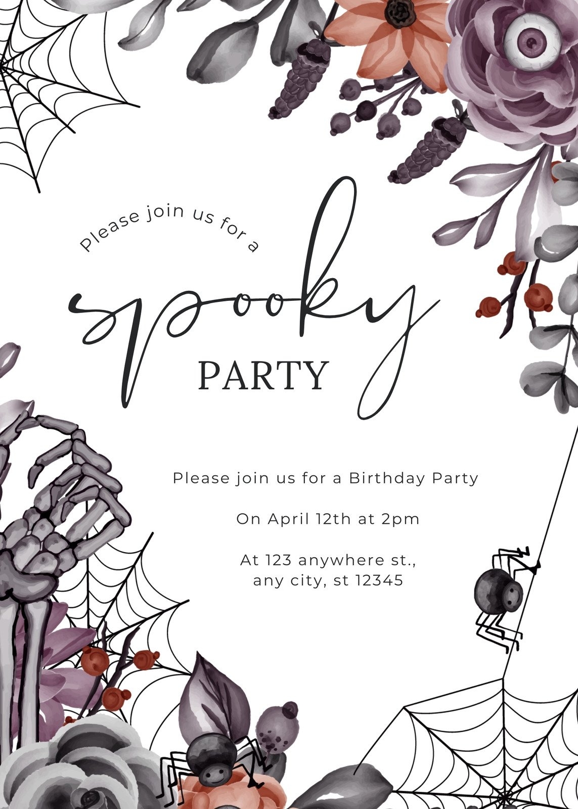 Free Halloween Invitations Printable Templates Free Halloween Invitations Printable Templates