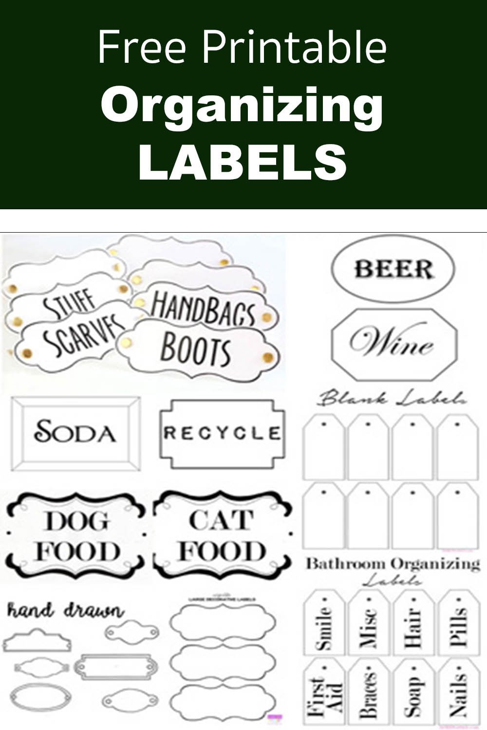 Editable Free Printable Labels Templates
