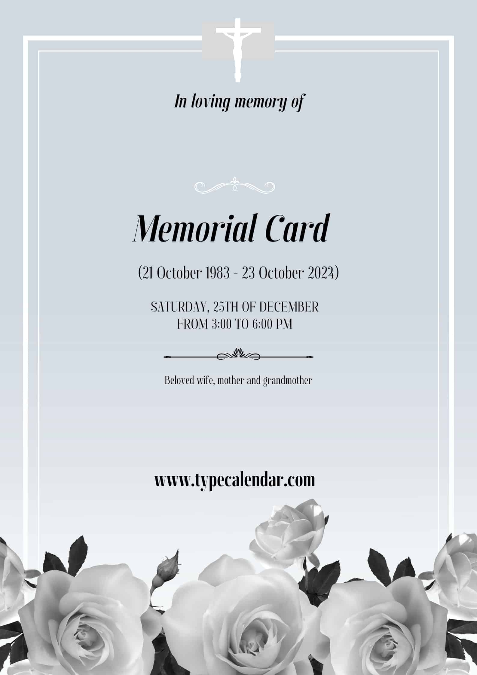 Free Printable Memorial Card Templates Word Front And Back Free Printable Memorial Card Templates Word Front And Back