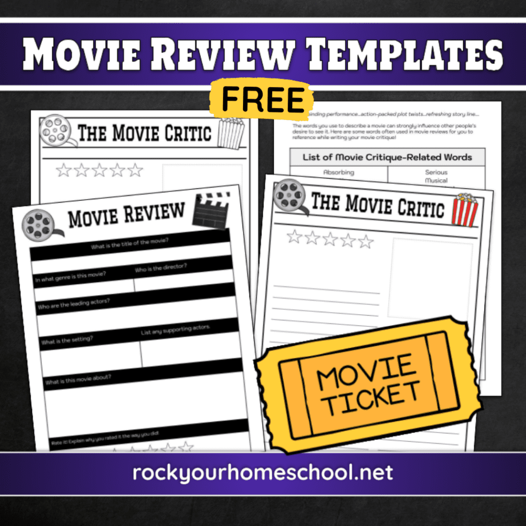 Free Printable Movie Review Template For Writing Fun For Kids Free Printable Movie Review Template For Writing Fun For Kids