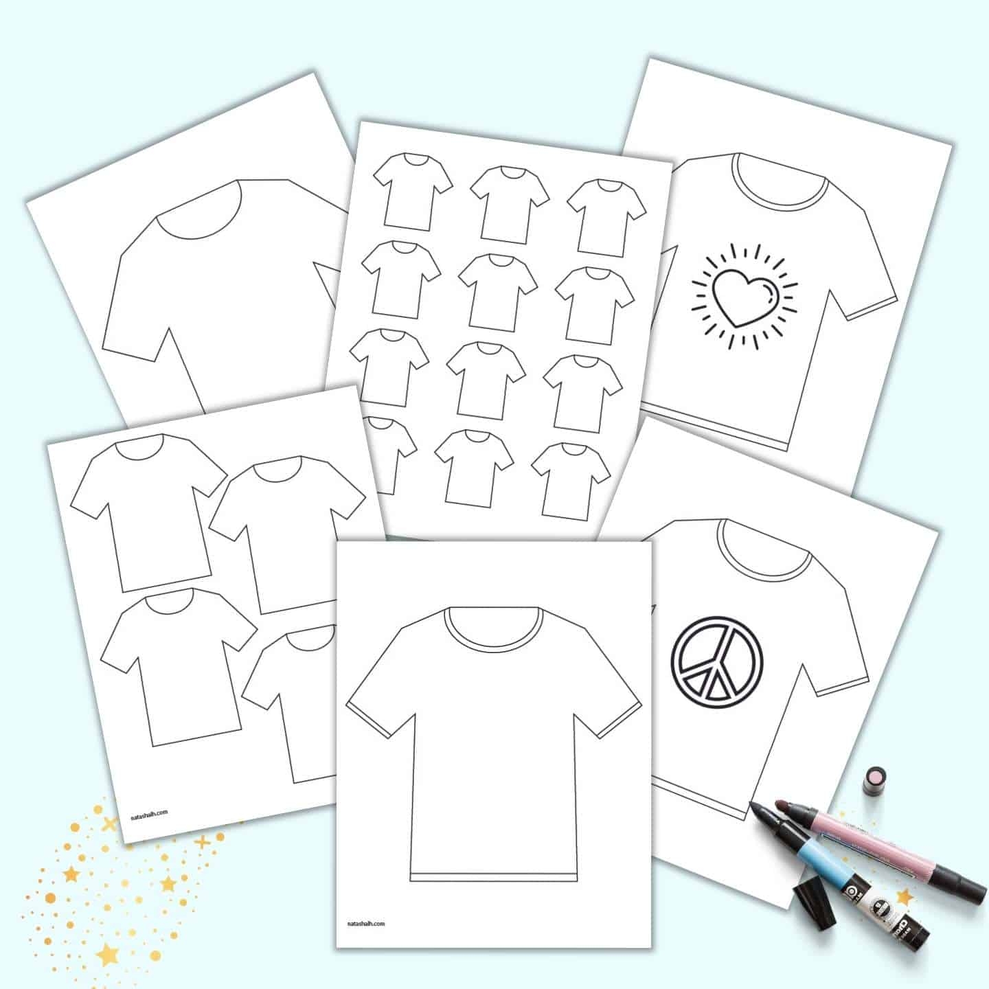 Free Printable Blank T Shirt Template