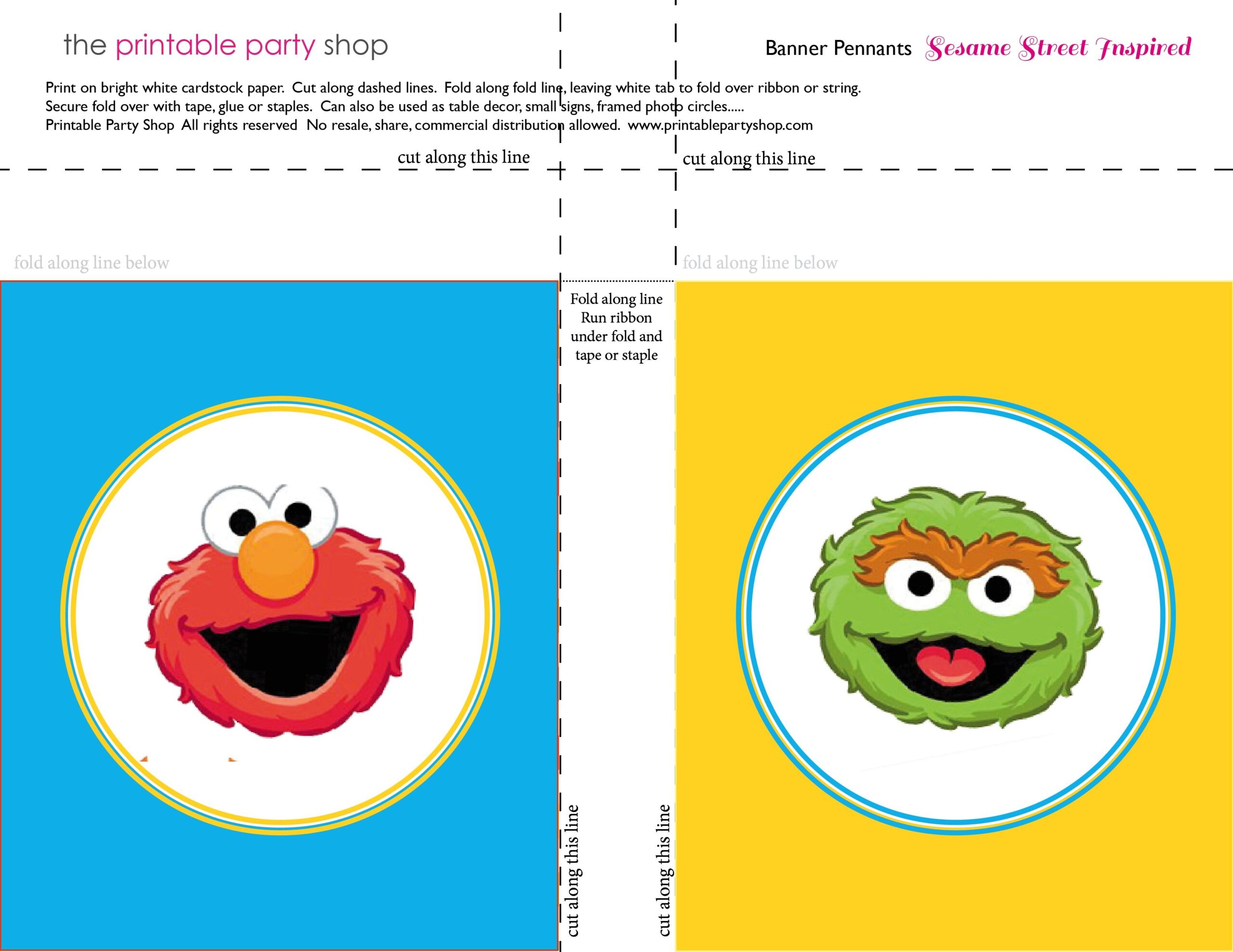Free Sesame Street Printable Templates Free Sesame Street Printable Templates