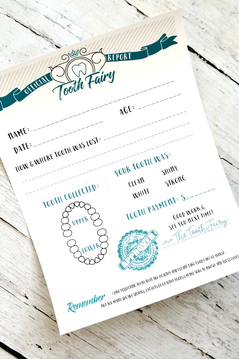 Free Printable Tooth Fairy Certificate Template Free Printable Tooth Fairy Certificate Template