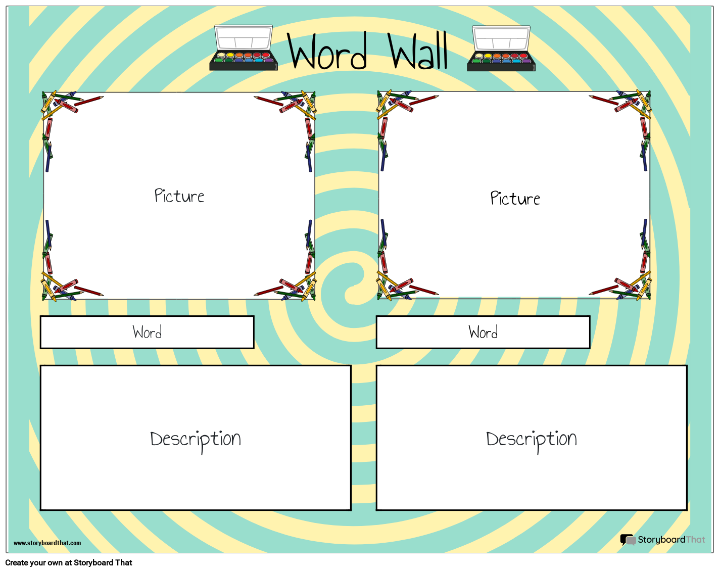 Free Printable Word Wall Templates Free Printable Word Wall Templates
