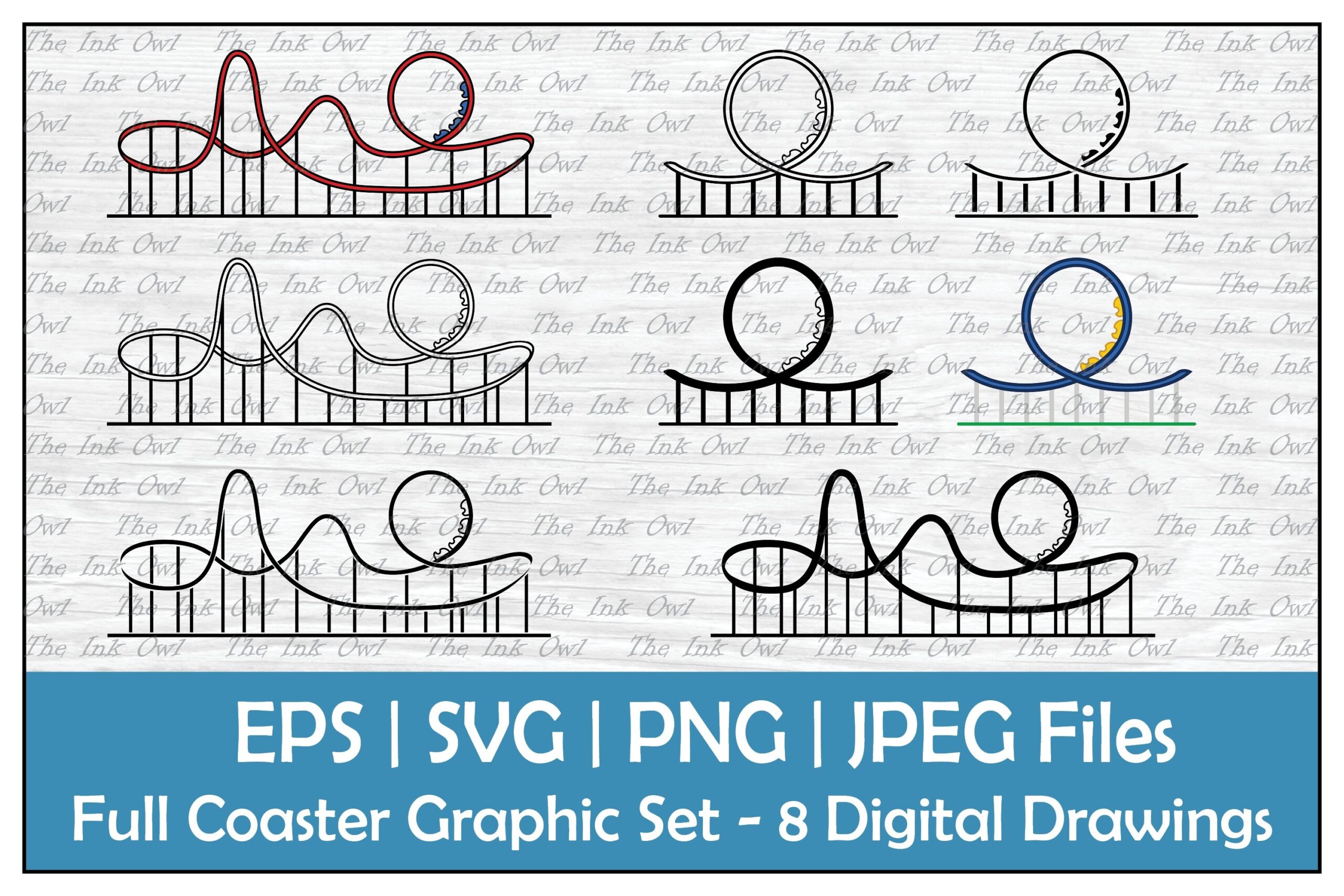 Free Printable Roller Coaster Templates