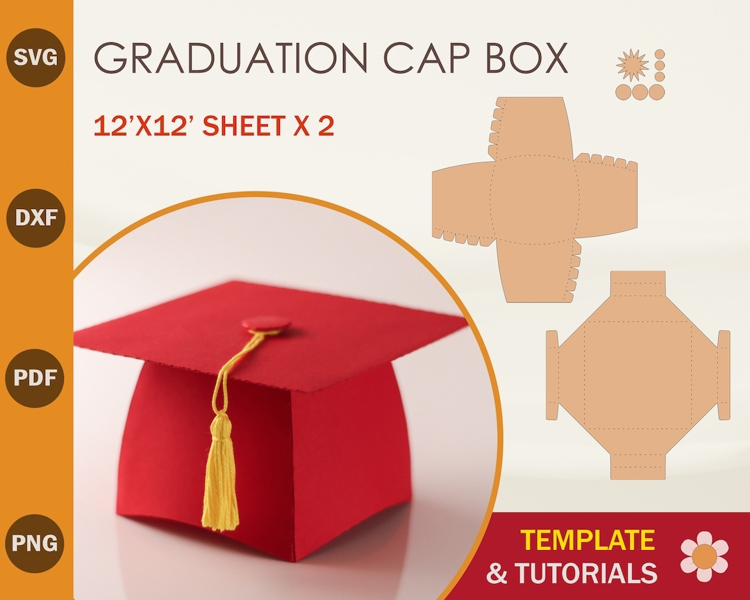 Graduation Cap Box SVG Graduation Cap Box Template Graduation Hat Template Cricut Cut Files Silhouette Cut Files Etsy Graduation Cap Box SVG Graduation Cap Box Template Graduation Hat Template Cricut Cut Files Silhouette Cut Files Etsy