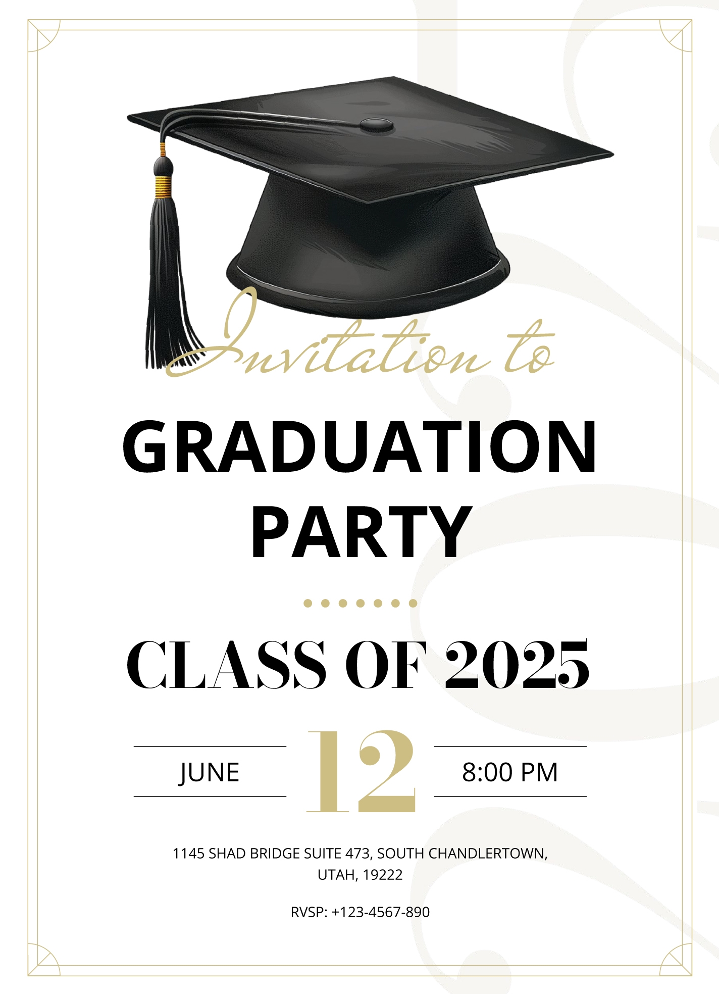 Graduation Party Invitation Free Google Docs Template Gdoc io Graduation Party Invitation Free Google Docs Template Gdoc io