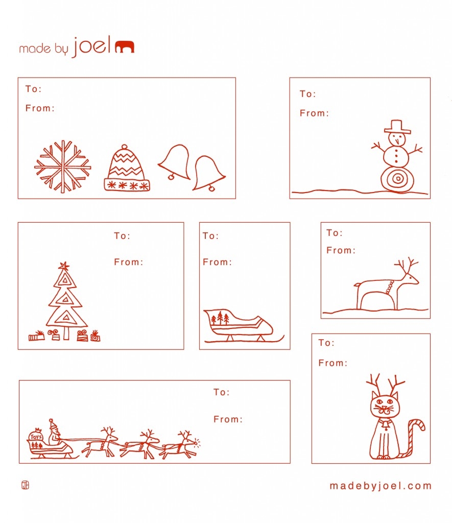 Holiday Gift Tag Templates Made By Joel Holiday Gift Tag Templates Made By Joel