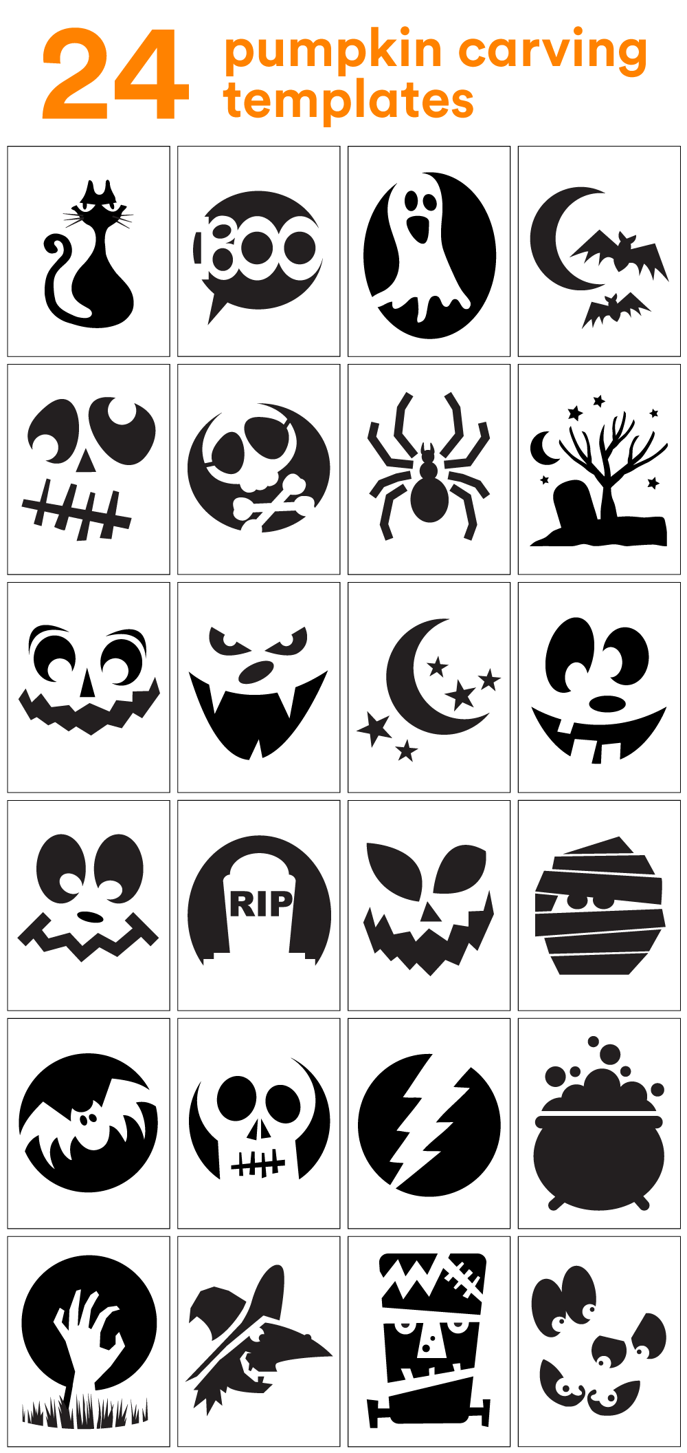 Free Halloween Pumpkin Templates Printable Free Halloween Pumpkin Templates Printable