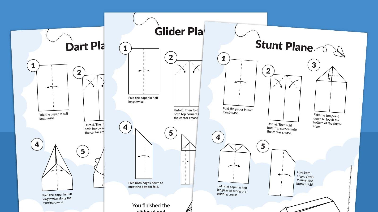 Paper Airplane Template Free Printable Paper Airplane Template Free Printable