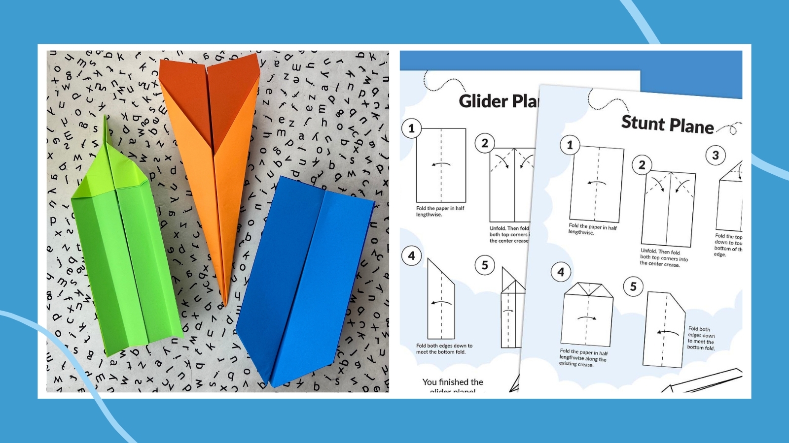 How To Make Paper Airplanes Free Printable  How To Make Paper Airplanes Free Printable
