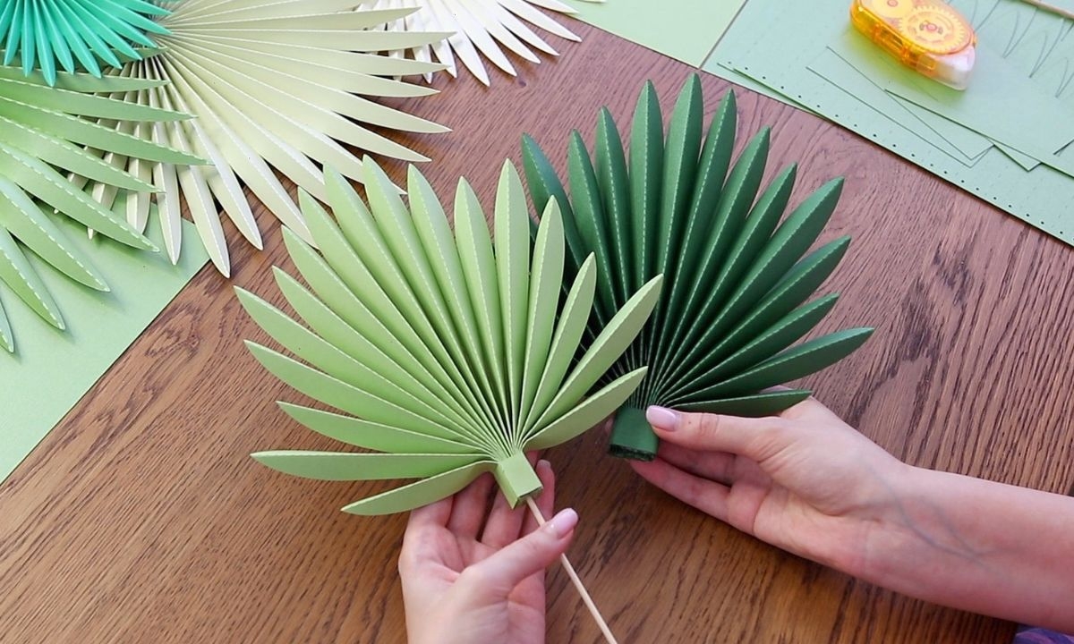 How To Make Paper Palm Leaves DIY FREE Template FancyBloom FancyBloom How To Make Paper Palm Leaves DIY FREE Template FancyBloom FancyBloom