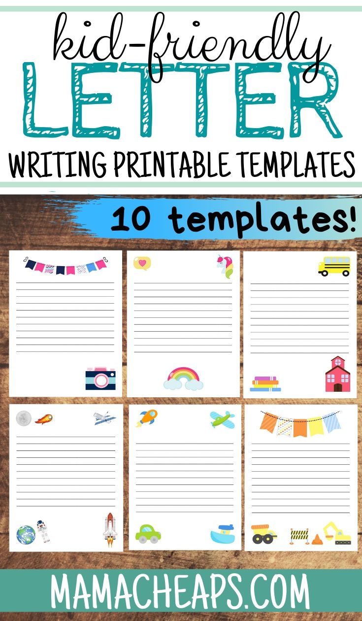 Free Printable Letter Templates For Kids Free Printable Letter Templates For Kids