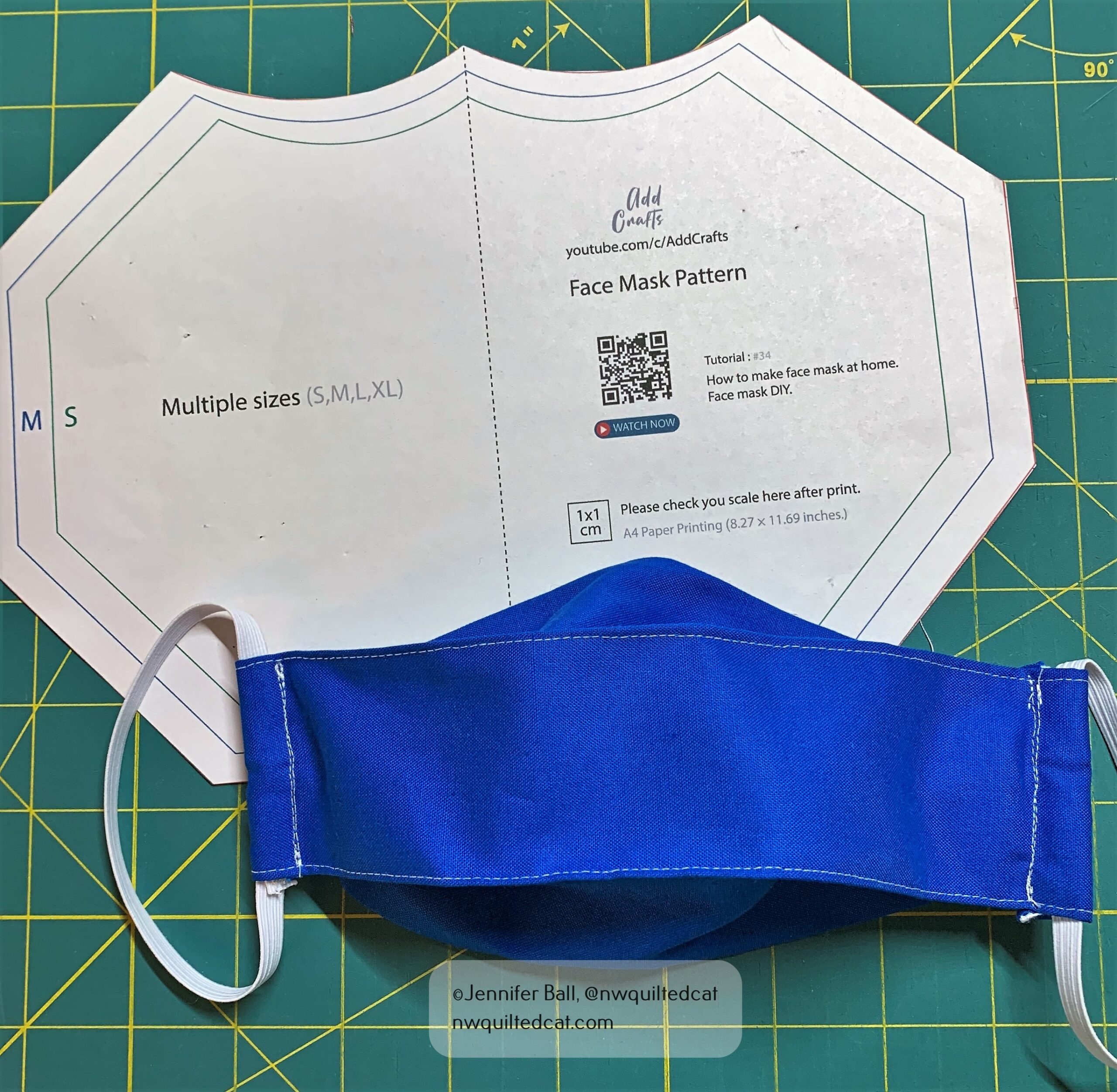 Making A 3D Style Of Face Mask NW Quilted Cat Making A 3D Style Of Face Mask NW Quilted Cat