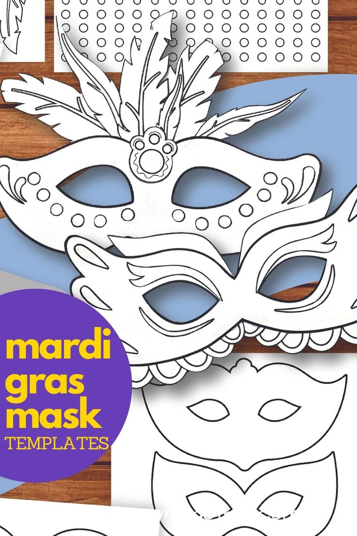 Free Printable Lace Masquerade Mask Templates