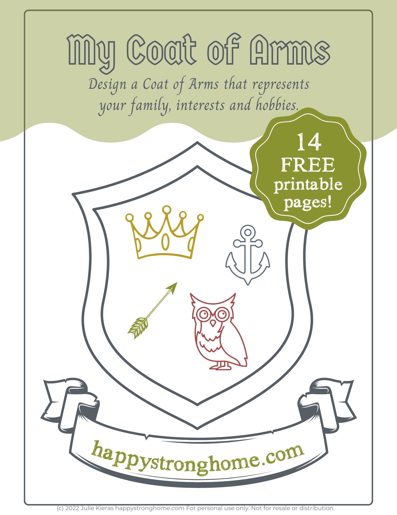 Medieval Times Fun Create A Coat Of Arms Activity FREE Printable Happy Strong Home Medieval Times Fun Create A Coat Of Arms Activity FREE Printable Happy Strong Home