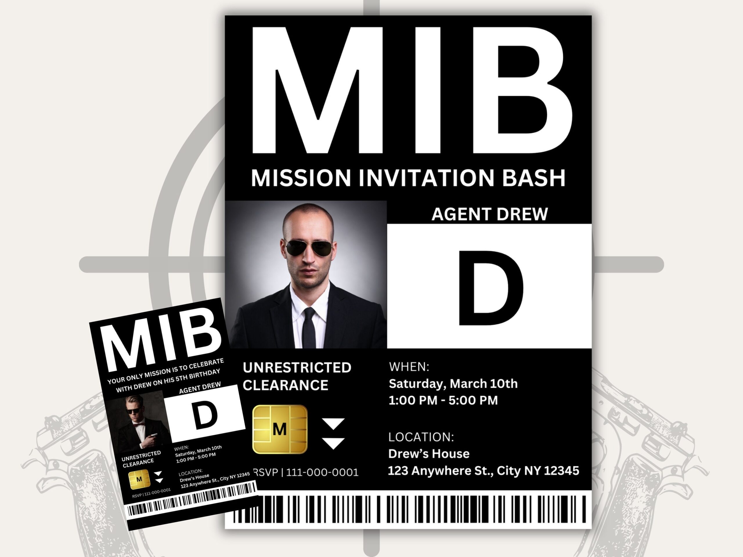 Free Printable Mib Badge Templates Free Printable Mib Badge Templates