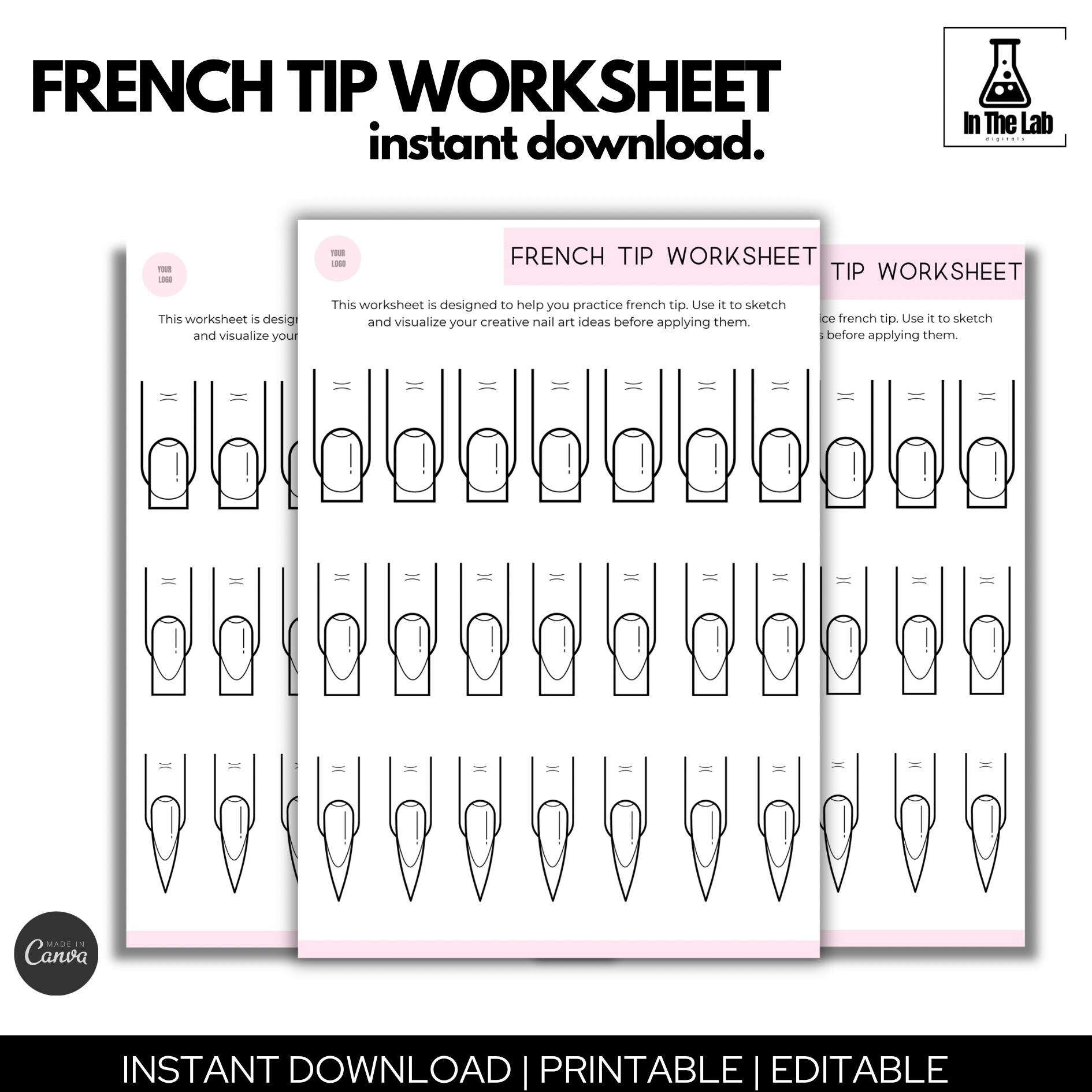 Free Printable French Tip Templates Free Printable French Tip Templates