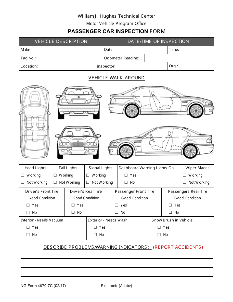 Free Printable Vehicle Condition Report Template Free Printable Vehicle Condition Report Template