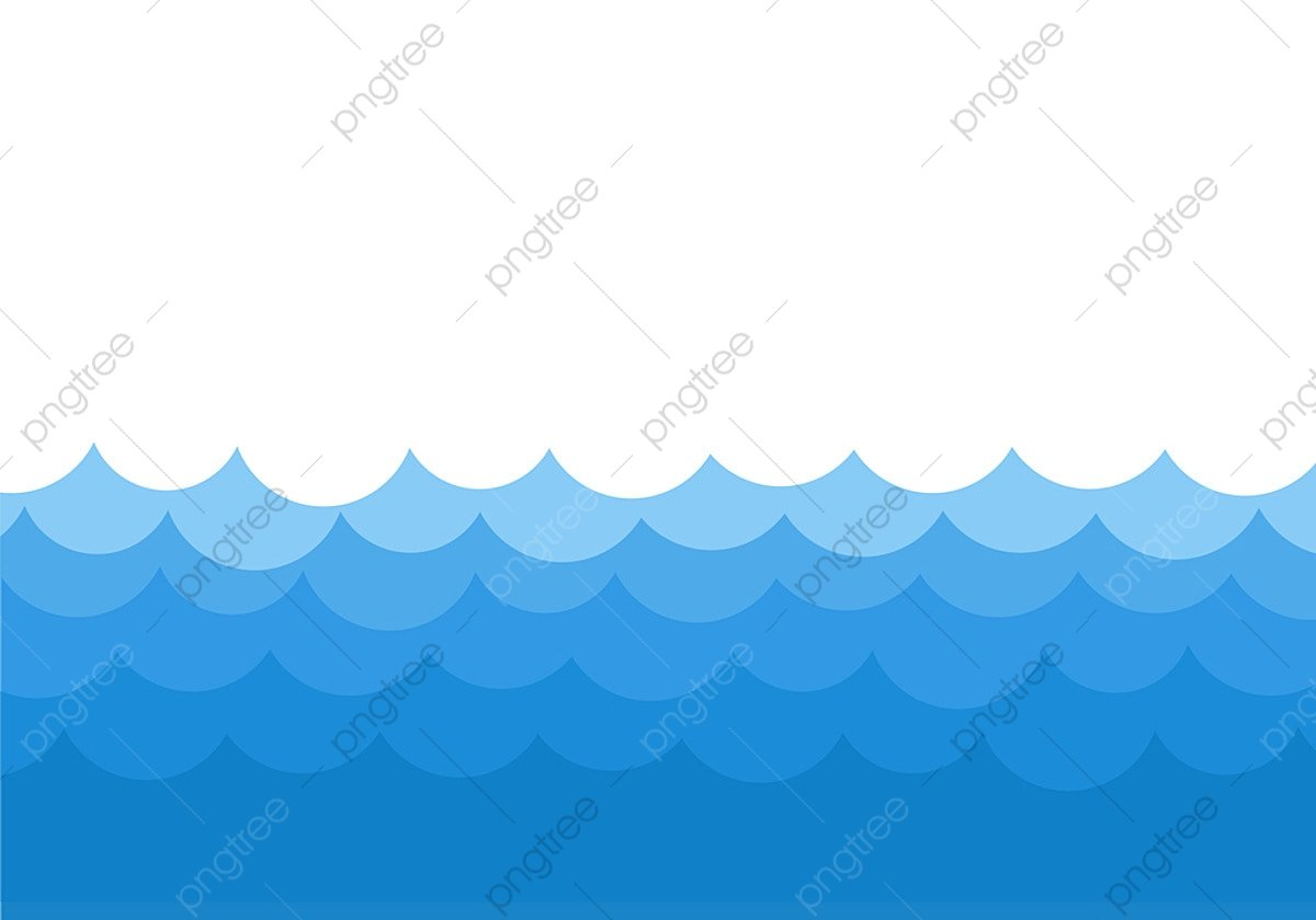 Ocean Waves Template Background Rest Ocean Template PNG And Vector With Transparent Background For Free Download