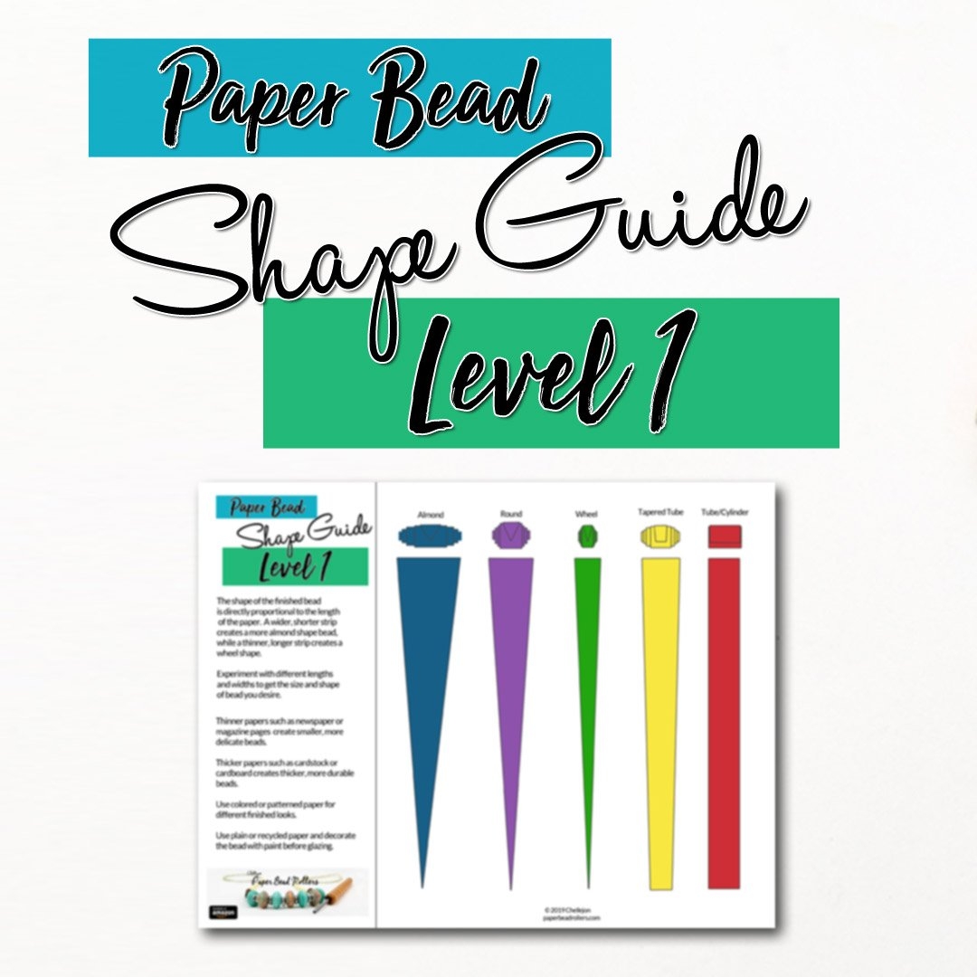 Paper Bead Template Shape Guide Level 1 Paper Bead Rollers Jewelry Findings And Supplies Paper Bead Template Shape Guide Level 1 Paper Bead Rollers Jewelry Findings And Supplies