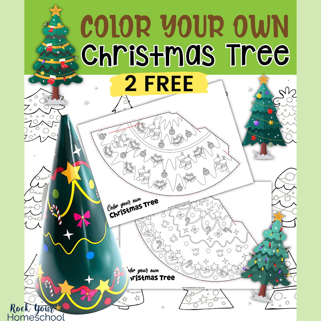 Free Printable 3D Christmas Tree Templates