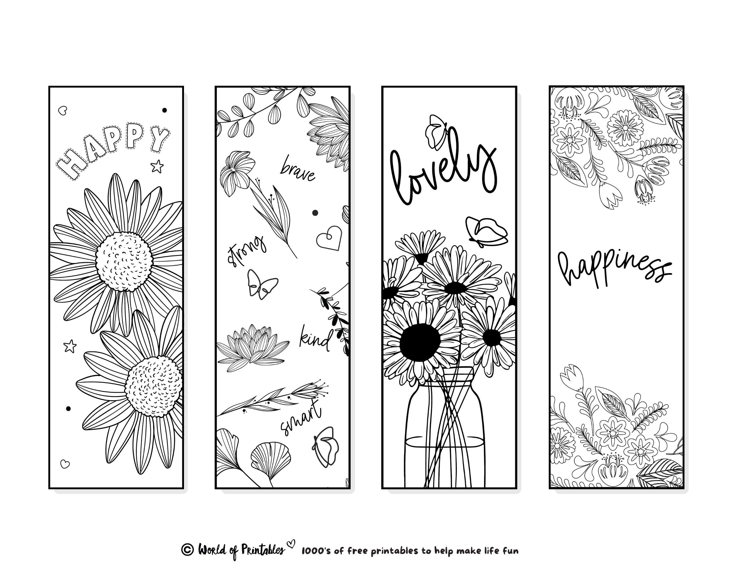 Free Printable Photo Bookmark Templates