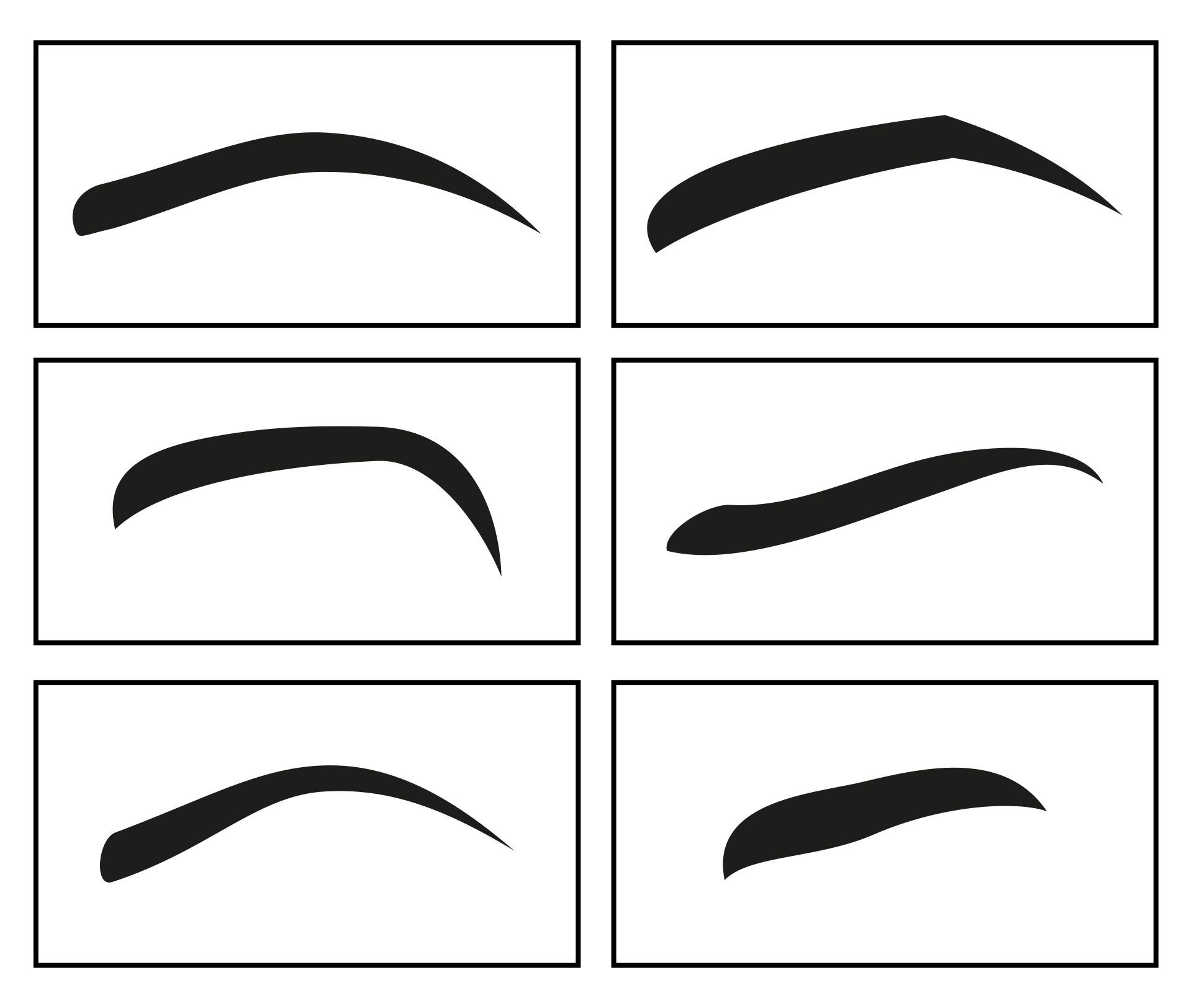 Free Printable Eyebrow Shaping Templates Free Printable Eyebrow Shaping Templates