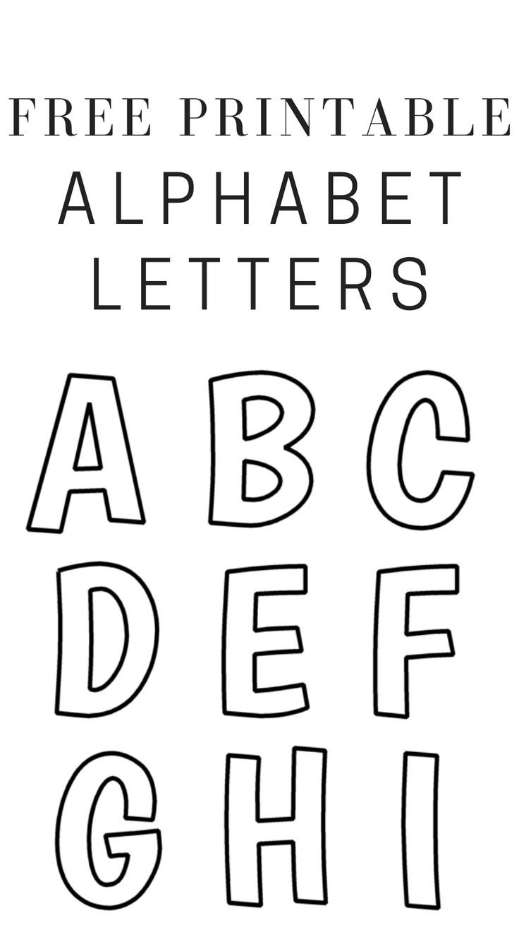 Free Printable Alphabet Stencils Templates Free Printable Alphabet Stencils Templates