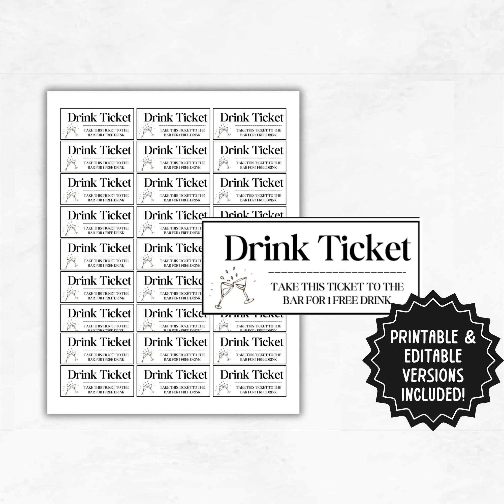 Printable Party Drink Tickets Editable Drink Voucher Template Wedding Party Drink Tokens Office Party Drink Tickets Etsy Printable Party Drink Tickets Editable Drink Voucher Template Wedding Party Drink Tokens Office Party Drink Tickets Etsy