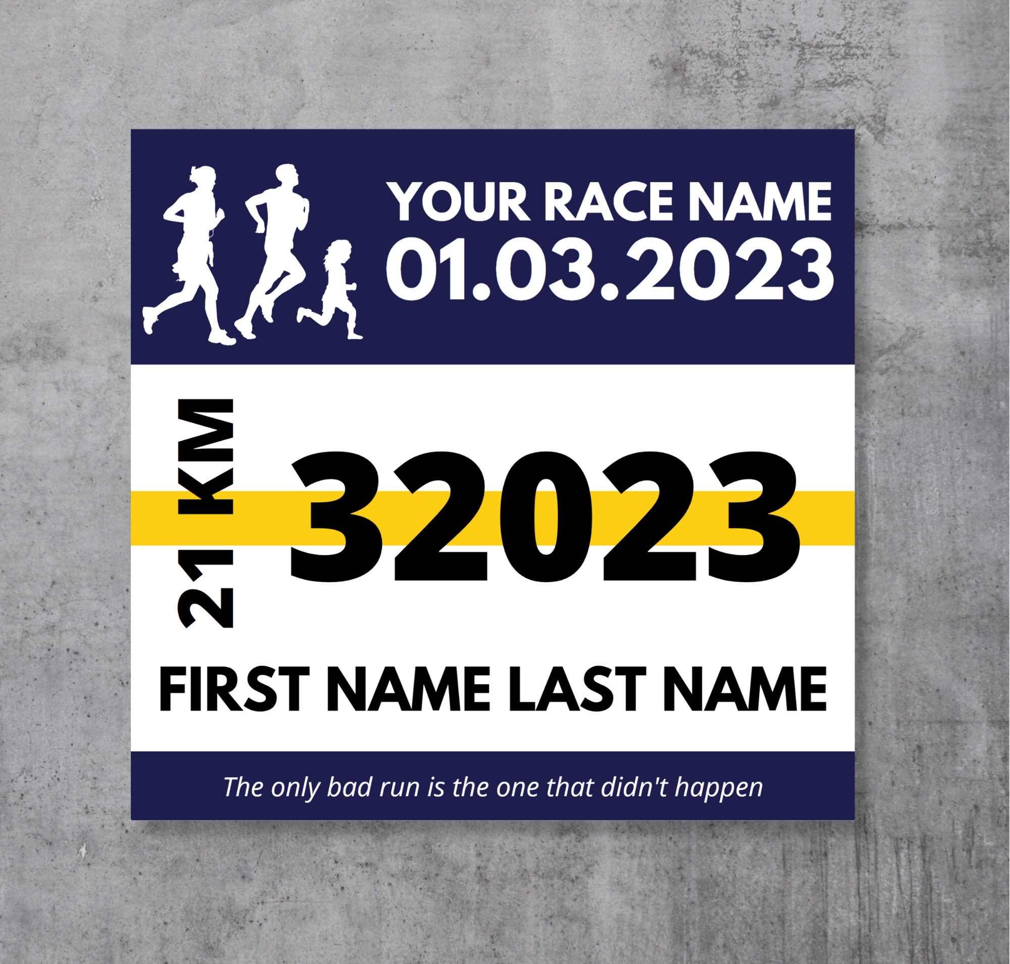 Printable Race Bib Fully Customizable Template Editable Running Bib Canva Template Etsy Printable Race Bib Fully Customizable Template Editable Running Bib Canva Template Etsy