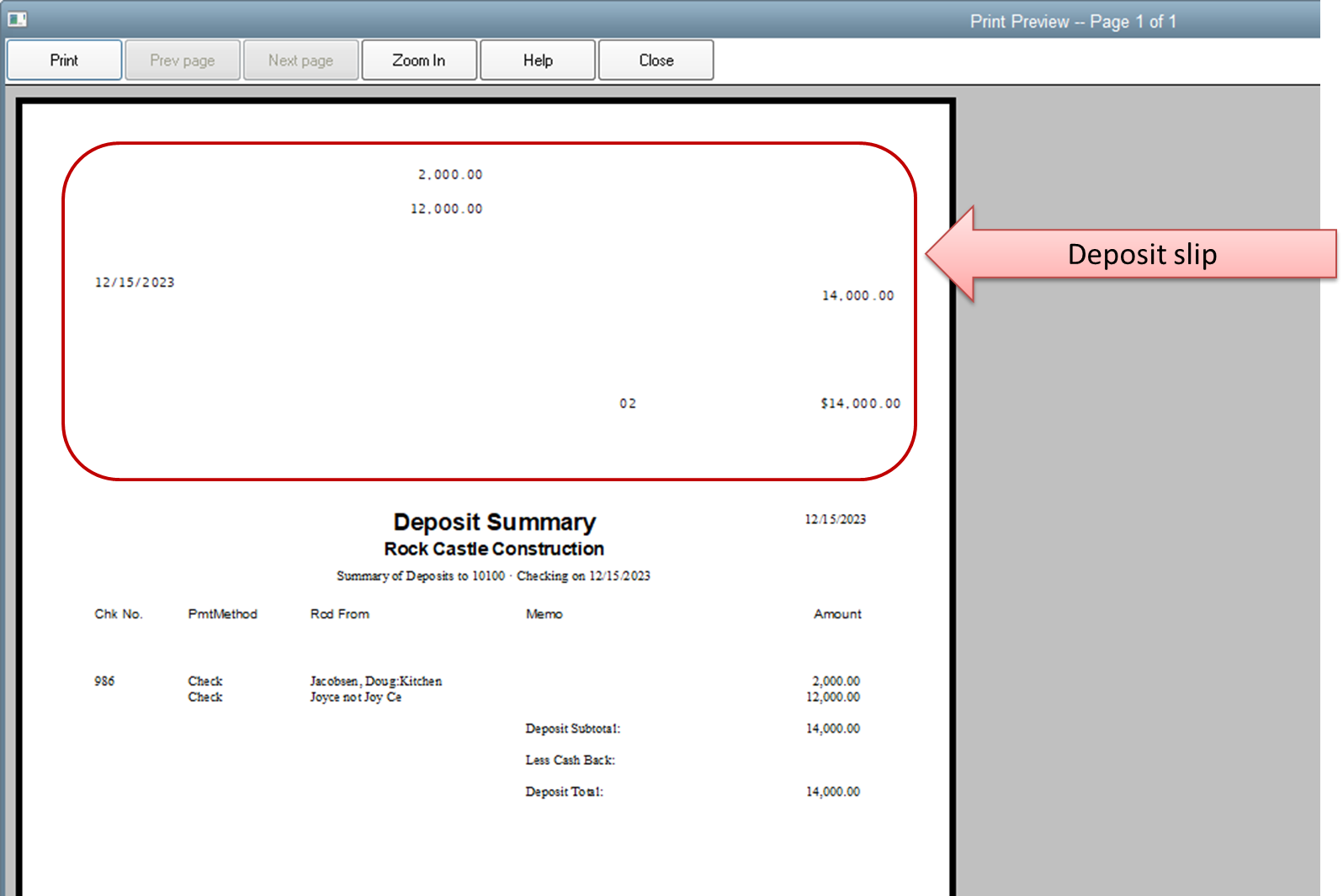 Printing Deposit Slips Printing Deposit Slips