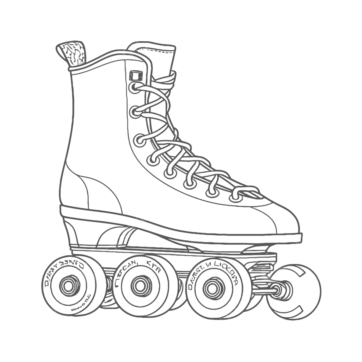 Free Printable Roller Skate Templates