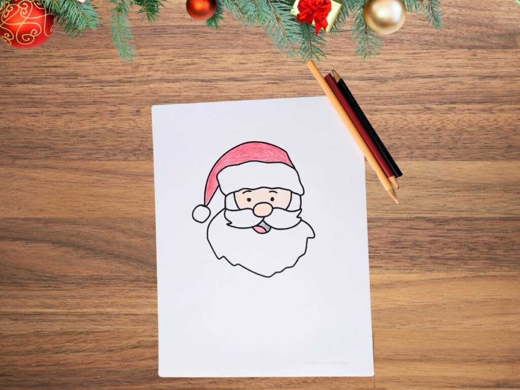 Free Printable Santa Face Templates