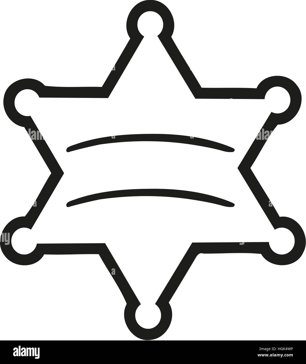 Free Printable Sheriff Badge Template