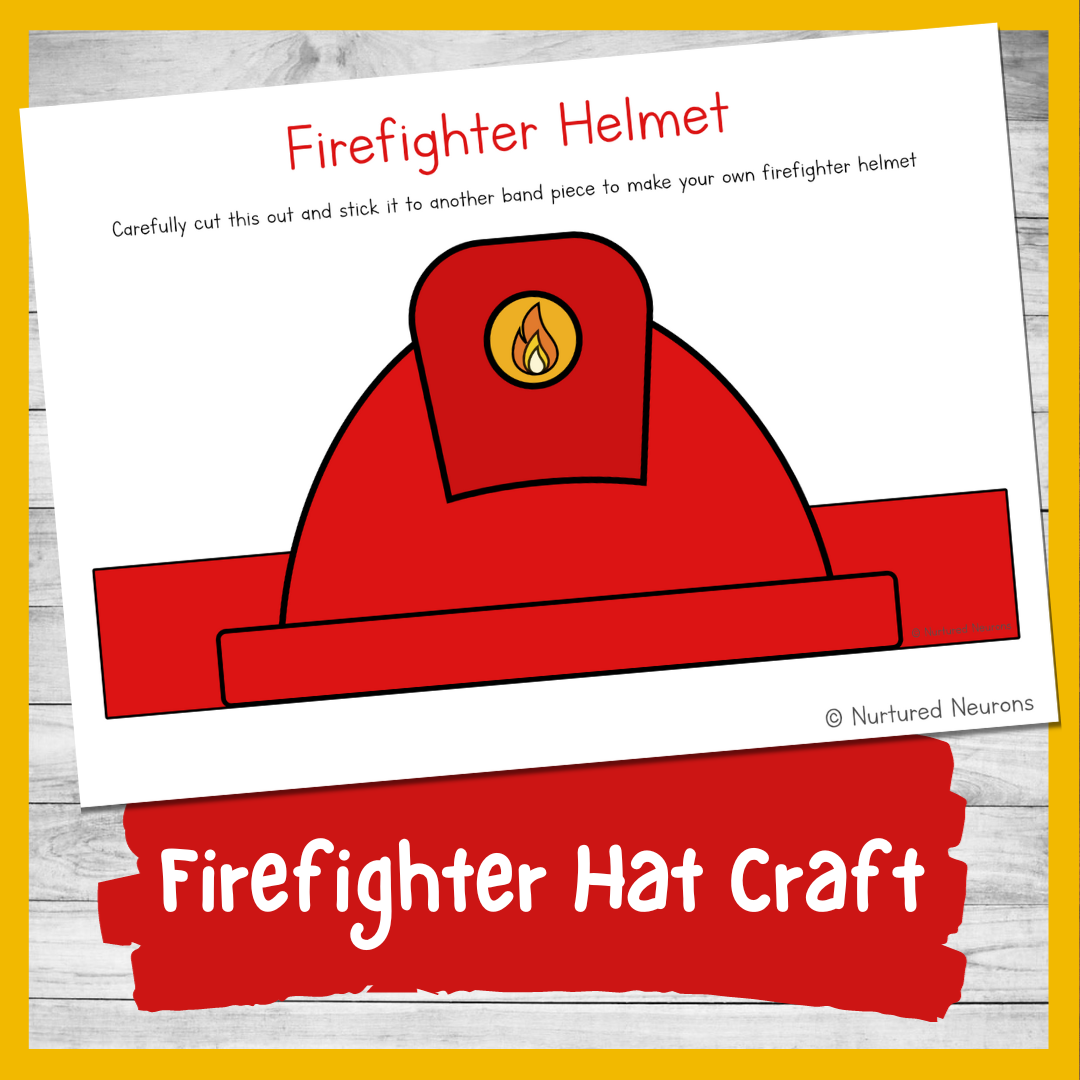 Free Printable Firefighter Hat Templates Printable
